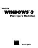 Tapa de Microsoft Windows 3 developer's workshop