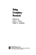 Tapa de Doing exemplary research