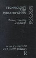 Tapa de Technology and organization