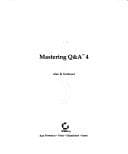 Tapa de Mastering Q&A 4
