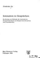 Tapa de Intonation in Gesprächen