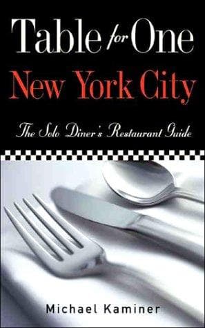 Tapa de Table for one, New York City