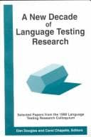 Tapa de A new decade of language testing research