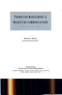 Tapa de Promotion management and marketing communications