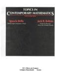 Tapa de Topics in contemporary mathematics