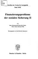 Tapa de Finanzierungsprobleme der sozialen Sicherung