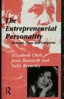 Tapa de The entrepreneurial personality