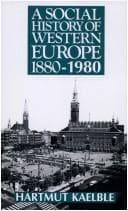 Tapa de A social history of Western Europe, 1880-1980