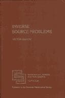 Tapa de Inverse source problems