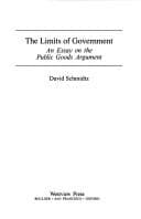 Tapa de The limits of government