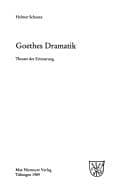 Tapa de Goethes Dramatik