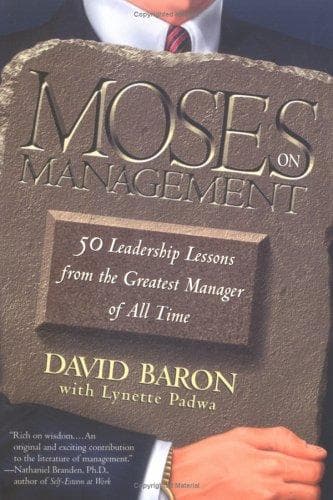 Tapa de Moses on Management