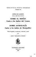 Tapa de Sobre el Mesías