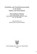 Tapa de Geschichte und Geschichtswissenschaft in der Kultur Italiens und Deutschlands