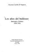 Tapa de Los años del buldozer
