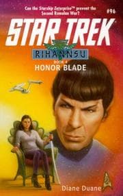 Tapa de Star Trek - Rihannsu - Honor Blade