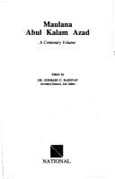 Tapa de Maulana Abul Kalam Azad