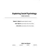 Tapa de Exploring social psychology
