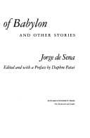 Tapa de By the rivers of Babylon, and other stories