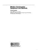 Tapa de Modern construction equipment and methods