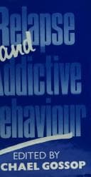 Tapa de Relapse and addictive behaviour