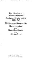 Tapa de Ich hatte einst ein schönes Vaterland