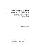 Tapa de Advanced Turbo Pascal version 4