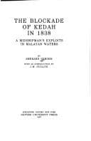 Tapa de The blockade of Kedah in 1838