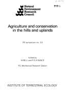 Tapa de Agriculture and conservation in the hills and uplands