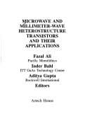 Tapa de Microwave and millimeter-wave heterostructure transistors and their applications