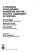 Tapa de A program development handbook for the holistic assessment of writing