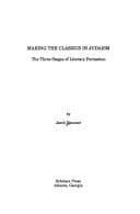 Tapa de Making the classics in Judaism