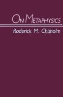 Tapa de On metaphysics