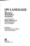 Tapa de On language