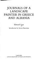 Tapa de Journals of a landscape painter in Greece and Albania