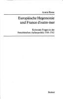 Tapa de Europäische Hegemonie und France d'outre mer