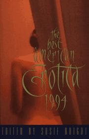 Tapa de Best American Erotica 1994