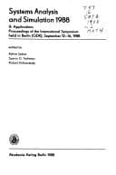 Tapa de Systems analysis and simulation 1988