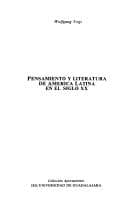 Tapa de Pensamiento y literatura de América Latina en el siglo XX
