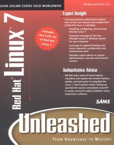 Tapa de Red Hat Linux 7 Unleashed