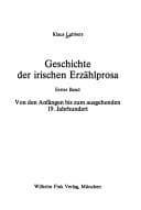 Tapa de Geschichte der irischen Erzählprosa