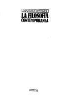 Tapa de La filosofia contemporanea