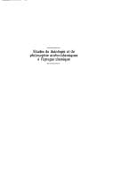 Tapa de Etudes de théologie et de philosophie arabo-islamiques à l'époque classique