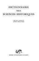 Tapa de Dictionnaire des sciences historiques