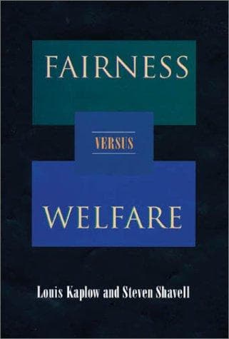 Tapa de Fairness versus welfare