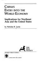 Tapa de China's entry into the world economy