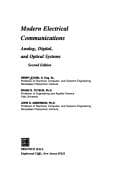 Tapa de Modern electrical communications