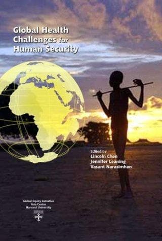 Tapa de Global health challenges for human security