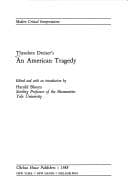Tapa de Theodore Dreiser's An American tragedy