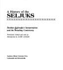 Tapa de A history of the Seljuks